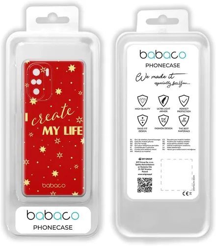 Vista 2 de BABACO ERT Group Mobile Phone case for Xiaomi MI 11i/ REDMI K40/K40 PRO/Poco F3/ F3 PRO Original and Officially Licensed Pattern Positive Vibes 006