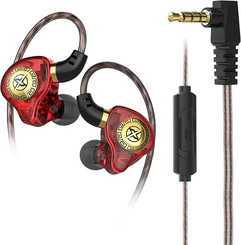Vista 13 de FEDAI Auriculares con monitor de oído X1, auriculares con cable de sonido superior 1DD, auriculares profesionales con aislamiento de sonido