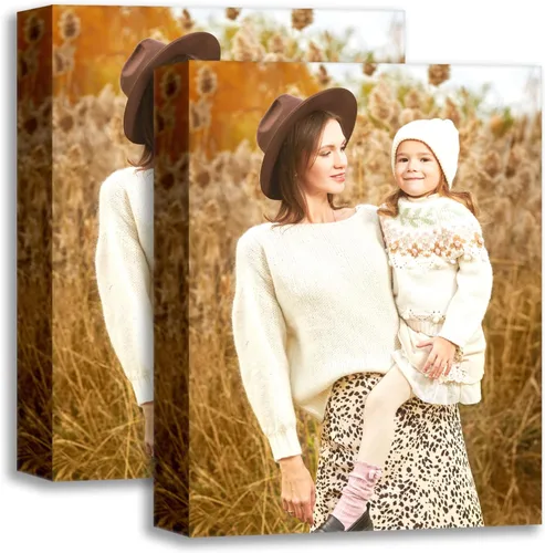 Vista 35 de YK artwood Lienzo Personalizado Subir Imágenes 12x16 pulgadas - Impresiones de Lienzo Personalizadas con Tus Fotos - Cuadros de Lienzo