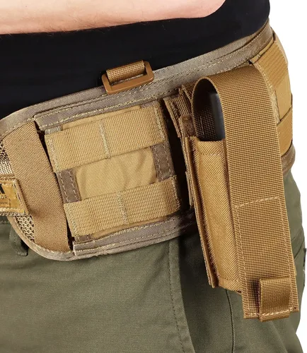 Vista 3 de MK3 Molle - Funda de spray de pimienta ajustable de nailon Mace/MK4 OC para cinturón de servicio, soporte táctico de spray de pimienta, bolsa