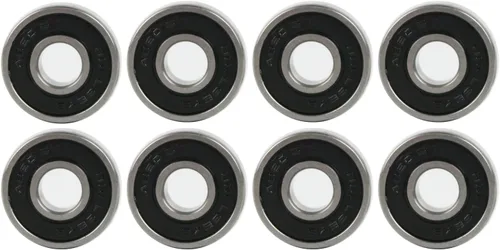 Vista 2 de Bullseye Rodamientos ABEC Skateboard Bearings, Abec 5 (negro)