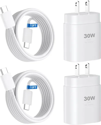 Vista 10 de Cargador USB C de 30 W para iPhone 15/15 Pro Max/15 Pro/15 Plus/Samsung Galaxy S23 Ultra/S23/S23+/S22/S22 Ultra/S22+/S22+/S21 Ultra/S20 Ultra/Note