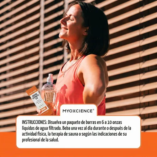 Vista 7 de MYOXCIENCE Electrolyte STIX Polvo de electrolito de creatina Recuperación del ejercicio y el desarrollo muscular con sal real