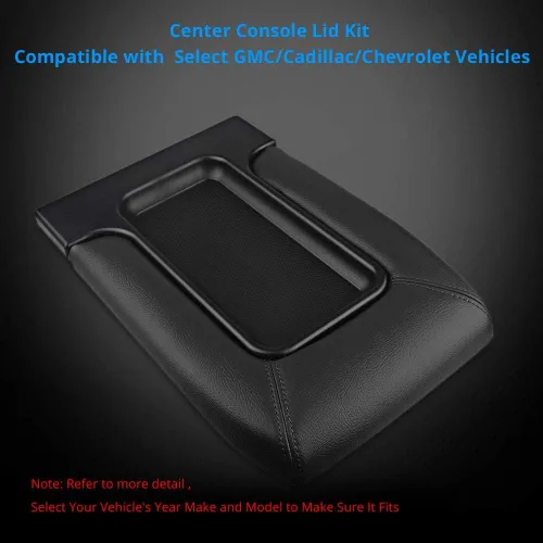 Vista 5 de Compatible con la tapa de la consola central, kit de reposabrazos Chevy GMC Pickup Truck Suburban Tahoe Silverado Sierra Yukon XL reemplaza 19127364