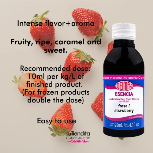 Vista 2 de Deiman Sabor artificial de alimento fresa E (4 fl. oz)