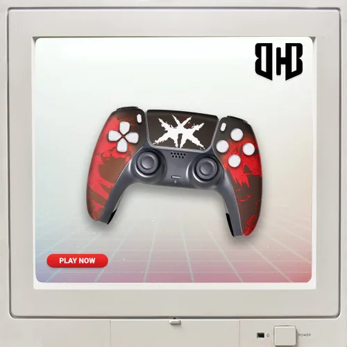 Vista 142 de Battman Custom PS-5 Controller Wireless compatible with Play-Station 5 Console by BCB Controllers Proudly Customized in USA with Permanent