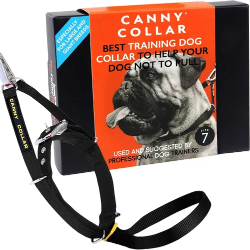 Vista 22 de Canny Gentle - Collar de cabeza de entrenamiento para perros sin tirones, color negro, talla 4 Kind, safe, comfortable & gentle, trains your dog