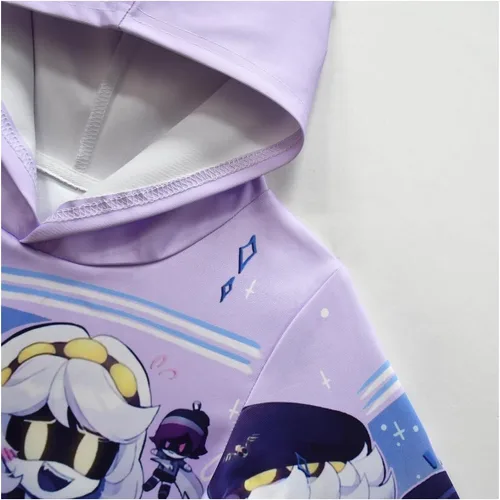 Vista 4 de COSEFUMO Murder Drone Merch - Sudadera con capucha para niños y niñas, de 5 a 15 años