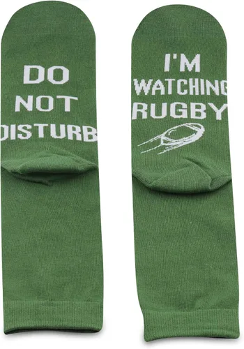 Vista 3 de PXTIDY - Calcetines de rugby, regalo para jugadores de rugby, regalo para hombres, no molestar con los fans de rugby, regalo