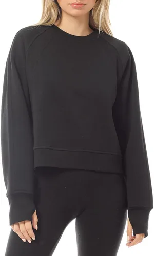 Vista 14 de Design by Olivia Sudadera básica suave y cómoda de cuello redondo para mujer, ropa de otoño