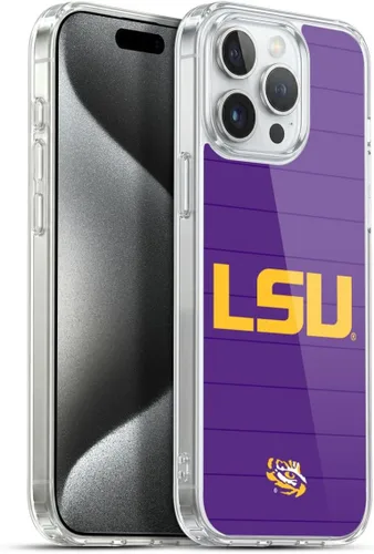 Vista 188 de Head Case Designs Funda de gel suave con licencia oficial de la Universidad Estatal de Louisiana LSU Camou compatible con Apple iPhone 7 Plus/iPhone