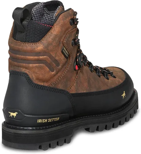 Vista 3 de Irish Setter, Elk Tracker XD, para hombre, 8 pulgadas, impermeable, botas de caza, camuflaje de campo