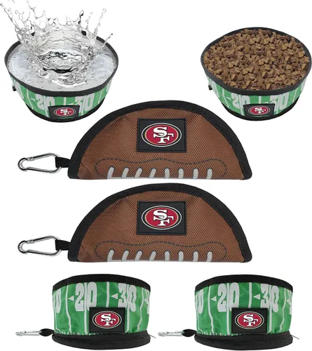 Vista 11 de Pets First NFL - Tazón plegable para mascotas