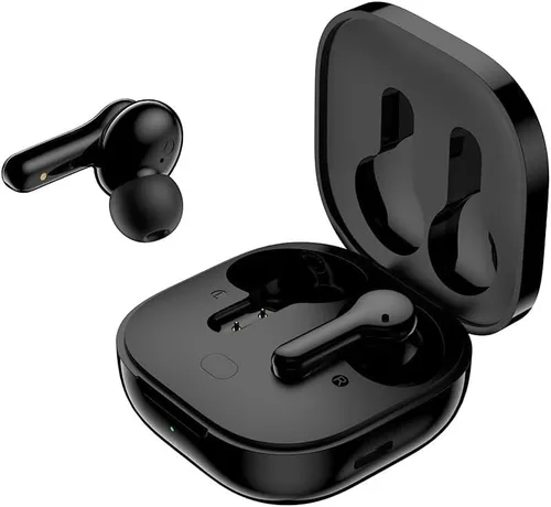 Vista 4 de QCY Auriculares inalámbricos T13 con Bluetooth 5.1, control táctil con estuche de carga, impermeables, estéreo, intrauditivos, micrófono integrado