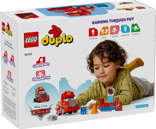 Vista 6 de LEGO Disney Pixar Mack at The Race Cars Toys - Pixar Cars - Regalo de cumpleaños para niños pequeños, preescolar, niños y niñas, a partir de 2 años