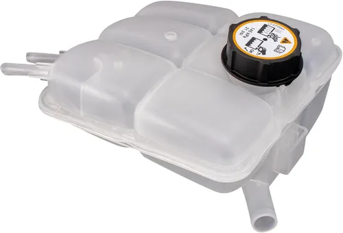 Vista 398 de TRQ Botella de desbordamiento del tanque de expansión del depósito de refrigerante del radiador compatible con Ram ProMaster City CH3014192 2015-2022
