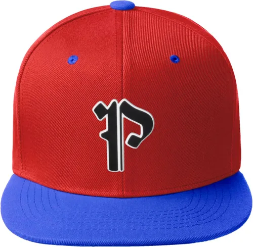 Vista 545 de Daxton Gorra clásica con visera de billete plano con letras del alfabeto inglés antiguo de la A a la Z