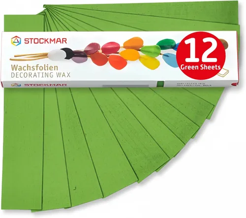 Vista 11 de STOCKMAR Cera de abeja decorativa - Paquete de 12 (rojo carmesí)