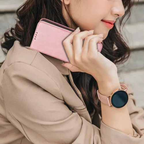 Vista 7 de Havaya Funda tipo cartera para Google Pixel 8 Pro con tarjetero y ranuras para tarjetas de crédito, color oro rosa