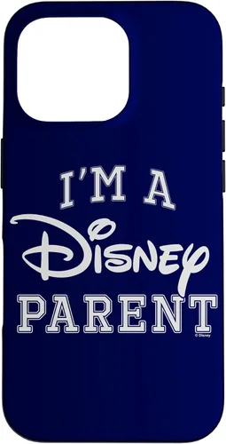 Vista 20 de iPhone 16 Disney I'm A Disney Parent Collegiate Big Text Logo Case