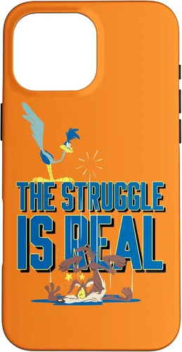 Vista 19 de iPhone 16 Looney Tunes Roadrunner the Struggle Is Real Case