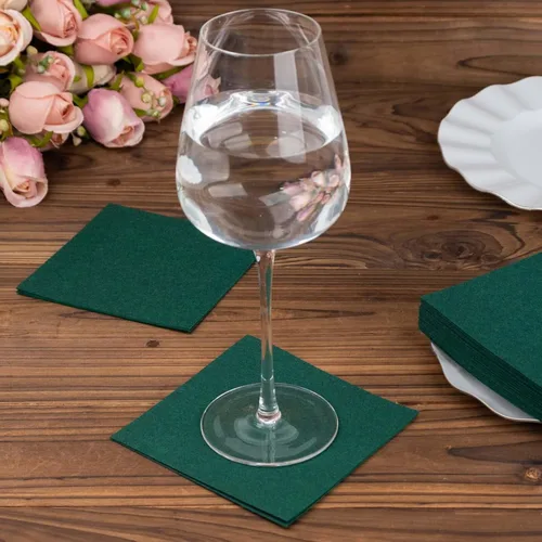 Vista 29 de Efavormart - Paquete de 20 servilletas de papel Airlaid de papel suave con tacto de lino rosa rubor de oro rosa, altamente absorbentes Rosa (Blush)