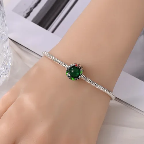 Vista 93 de KUNSIR Los abalorios se adaptan a pulseras Pandora para mujer, plata de ley 925, cuentas colgantes de joyería para niñas, dijes de feliz cumpleaños