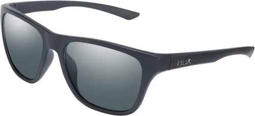 Vista 29 de HUK Gafas de sol, lentes polarizadas con marcos de rendimiento, gafas de sol para pesca, deportes y exteriores (Challenge) Espejo azul/negro mate