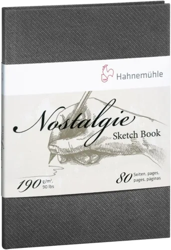 Vista 7 de Cuaderno de dibujo Nostalgie de 6.70 oz/m², A4, Retrato, 40 fls