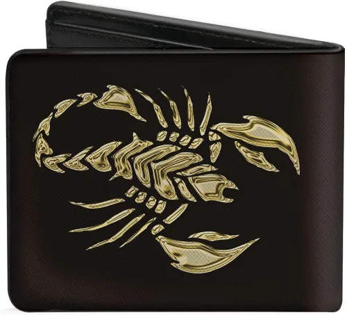 Vista 2 de Buckle-Down - Cartera doble estándar para hombre, 3.9in x 3.1in