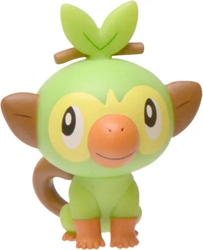 Vista 4 de Pokemon ACCIÓN DE BATALLA DE LA ESPADA Y ESCUELO NUEVO Figura 2 Paquete - Pikachu y Grookey Figuras de 2 pulgadas Pikachu & Rooky