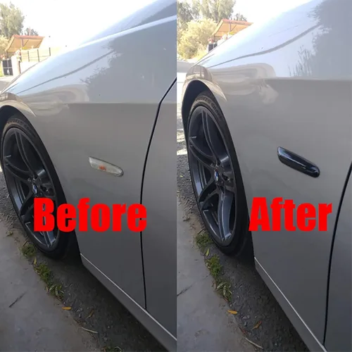 Vista 5 de Xinctai 2 unids lente humo ámbar LED marcador lateral luz intermitente lámpara para BMW E60 E61 E90 E91 E92 E93 E81 E82 E88 E46 E83 E84 1/3/5/X3/X1