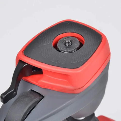 Vista 3 de ANGGREK Placa de liberación rápida, mini aleación de aluminio redonda para trípode Manfrotto de acción compacta, ultraligera, compatible