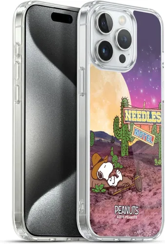 Vista 107 de Head Case Designs Funda de gel con licencia oficial de Peanuts Nebula Cactus Needles Snoopy Space Cowboy [protección de grado militar] compatible