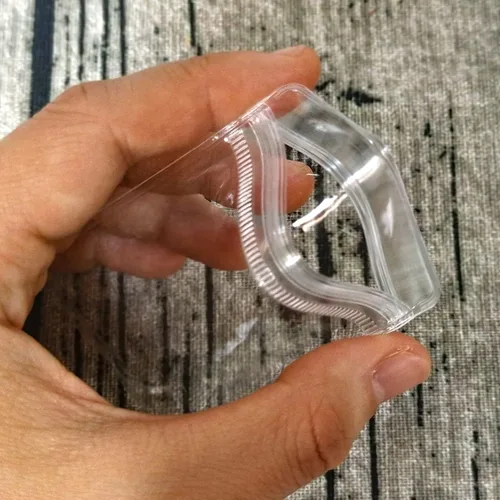 Vista 6 de LingLingo Bolsas de almacenamiento de joyas transparentes pequeñas bolsas de plástico transparente de PVC con cierre de cremallera para anillos