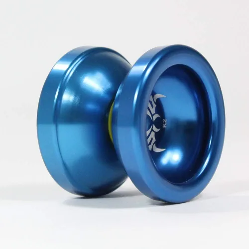 Vista 2 de MAGICYOYO Yoyó K2 - Yoyó de aluminio de aviación de metal (azul - serie 2)