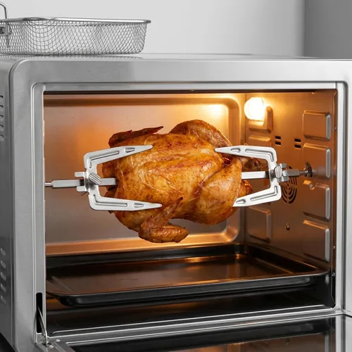Vista 2 de DOITOOL - Tenedor de acero inoxidable para freidora de aire, piezas de repuesto para accesorios de freidora de aire, tenedor de pollo asado, carne