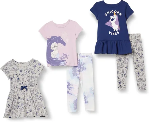 Vista 39 de Amazon Essentials Disney Marvel Star Wars Frozen Conjunto de ropa de mezcla y combinación de princesa para niñas y niños pequeños