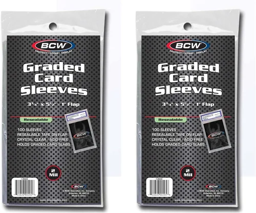 Vista 8 de BCW Fundas graduadas resellables para tarjetas, 3 3/4 x 5 1/2