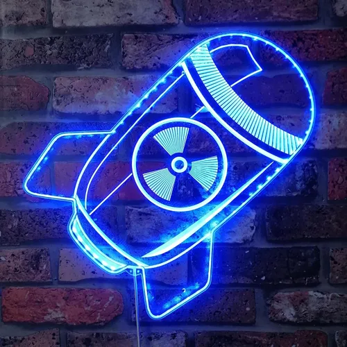 Vista 70 de ADVPRO Arcade Retro Game Classics Video Room RGB Dynamic Glam LED Sign - Forma de corte a borde - Decoración 3D inteligente - Señalización