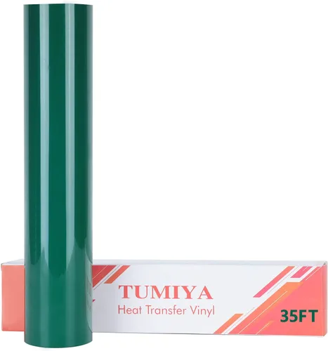 Vista 40 de TUMIYA - Rollo de vinilo para transferencia de calor (100.1 x 14.8 ft, vinilo adhesivo brillante HTV (rosa)