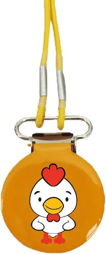 Vista 2 de Protección para Audífono Protector de Soporte de Audífono para BTE y ITE con Diseño de Dibujos Animados (Pollito)