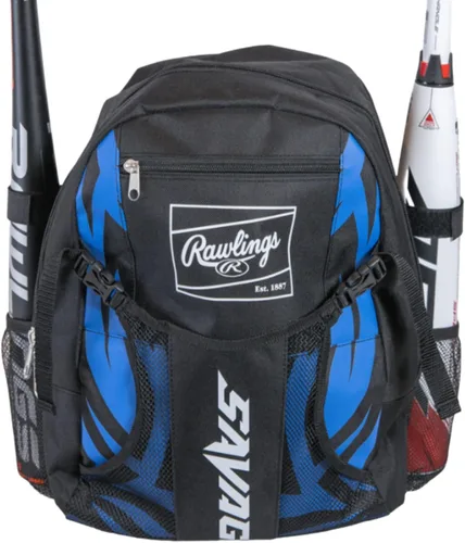 Vista 10 de Rawlings SAVAGE Mochila Bolsa para Equipos T-Ball/Béisbol Juvenil y Softbol Múltiples Estilos