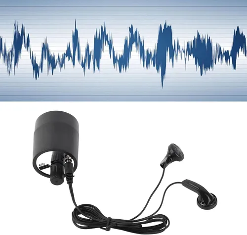 Vista 5 de Amplificador de sonido, micrófono mejorado, dispositivo de escucha de oído de audio, amplificador a través de la puerta de pared, herramienta de voz