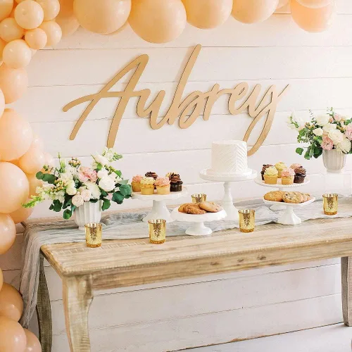 Vista 4 de DEVI Portavelas votivas doradas, 24 unidades, candelabros de cristal de mercurio, centros de mesa de boda dorados para decoración de mesa