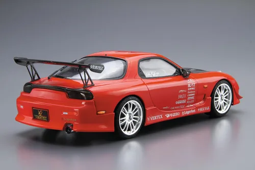 Vista 3 de Aoshima Vertex FD3S RX-7 '99 Mazda 1:24 Kit de modelo a escala 1:24