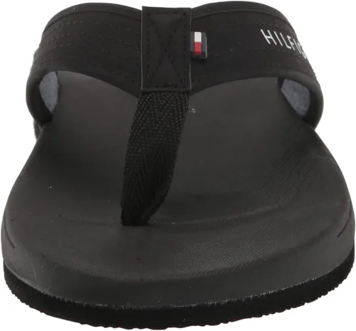 Vista 2 de Tommy Hilfiger Chanclas Sillo para hombre, Negro 001
