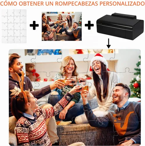 Vista 3 de 12 juegos de rompecabezas en blanco de rompecabezas de sublimación, manualidades de rompecabezas de sublimación, rompecabezas personalizados