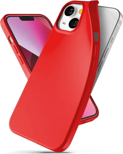 Vista 9 de GOOSPERY Soft Feeling Jelly - Funda compatible con iPhone 13 Mini, textura sedosa, colores ricos y vivos, funda protectora de TPU flexible (negro)
