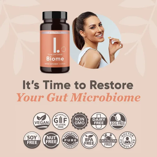 Vista 5 de Biome, fórmula probiótica de 9 cepas, apoya un microbioma intestinal equilibrado, potentes probióticos intestinales con fitosoma Greenselect - 60